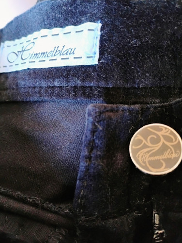 Schöne schwarze samt hose - schöne, samt-