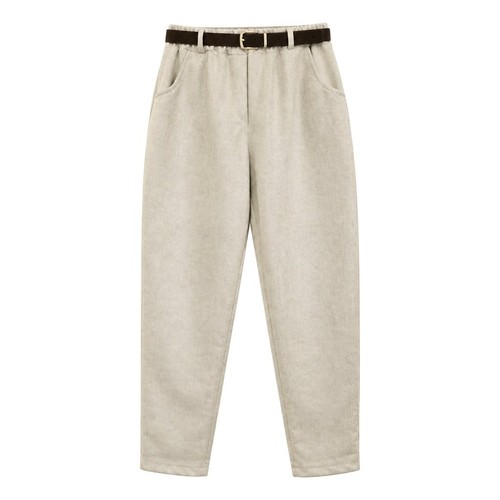 Damen samthose beige - damen,