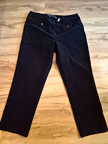 Cordsamthose schwarz ulla - schwarz,