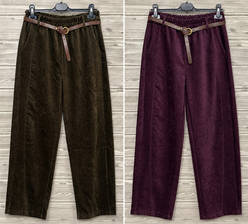 Damen feincord barrelhose - damen,