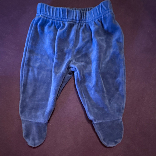 Baby jogginghose samt blau - samt, gr