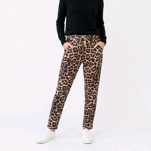 Damenhose samt leo - samt,