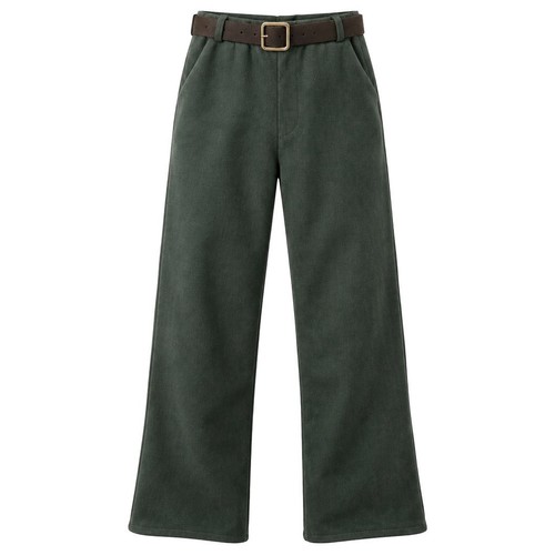 Damen samthose wide leg weites - samthose,