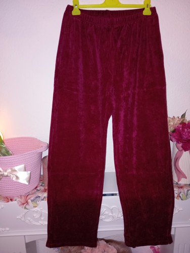 Neu dunkelrote damen samt - neu, hose