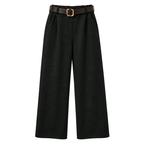 Damen samthose wide leg weites - samthose,