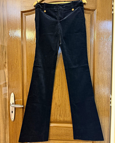 Gucci damen samt hose - gucci, schwarz
