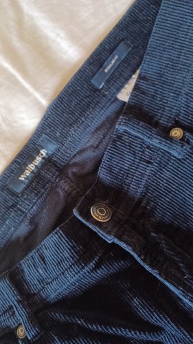 Dunkelblaue samtcordhose - dunkelblaue,