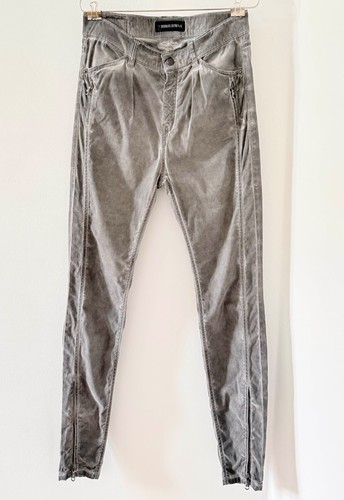 Cropped samt stoffhose drykorn - samt,