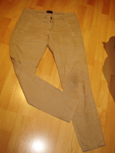Massimo dutti samt hose - samt, beige